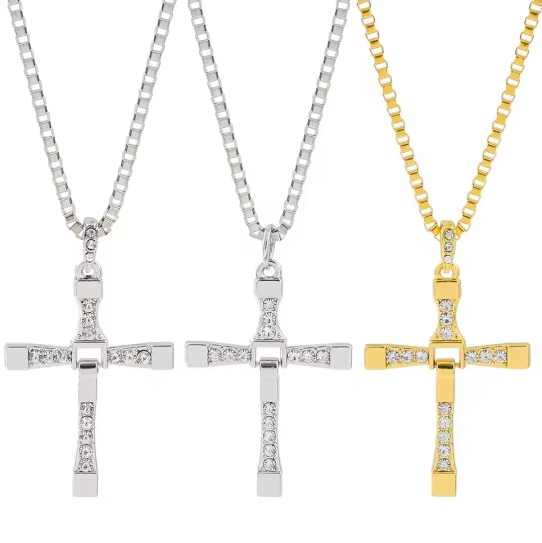 ​🏎‍🟀💨 Fast & Furious Dominic Toretto Iconic Cross Necklace 💨🏎‍🟀