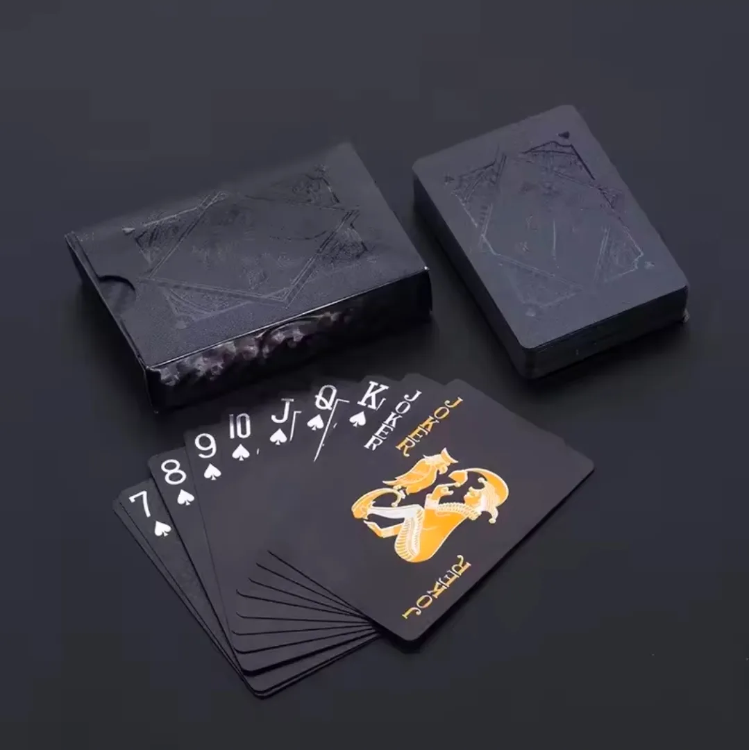 ​🃏 Elevate Your Game Nights with Premium Matte Black Playing Cards! 🃏