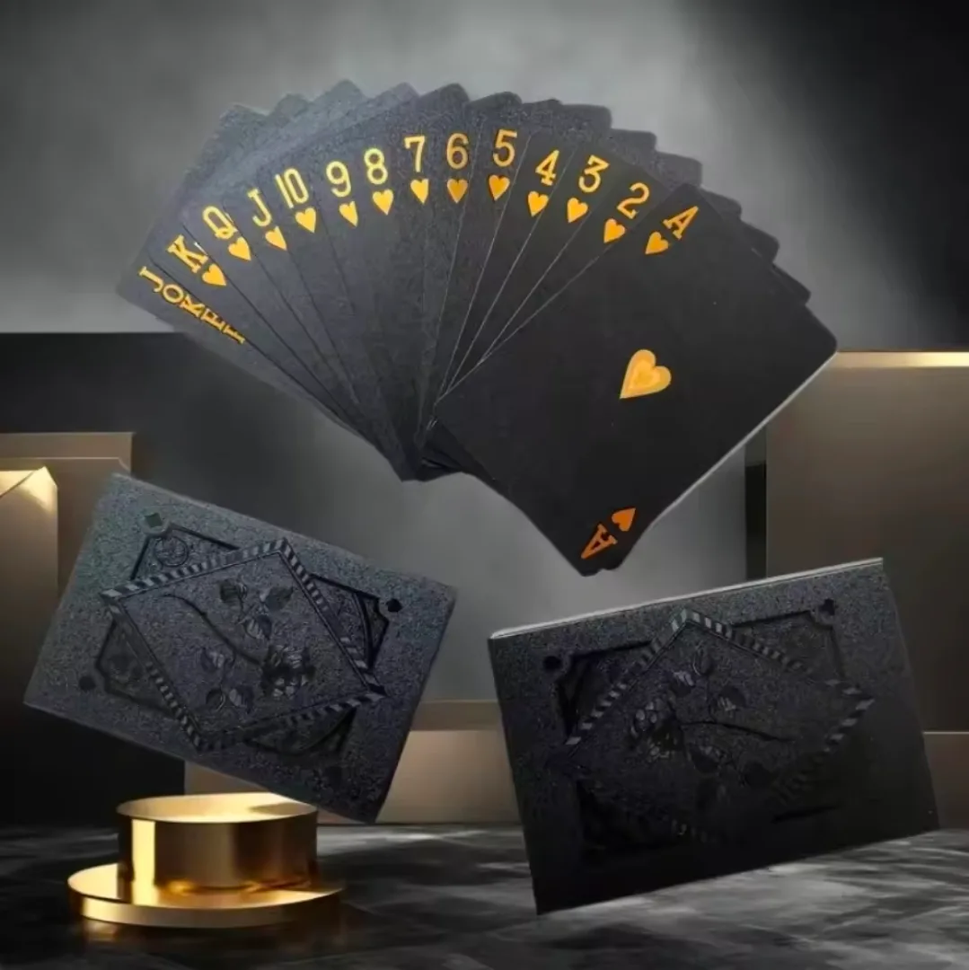 ​🃏 Elevate Your Game Nights with Premium Matte Black Playing Cards! 🃏
