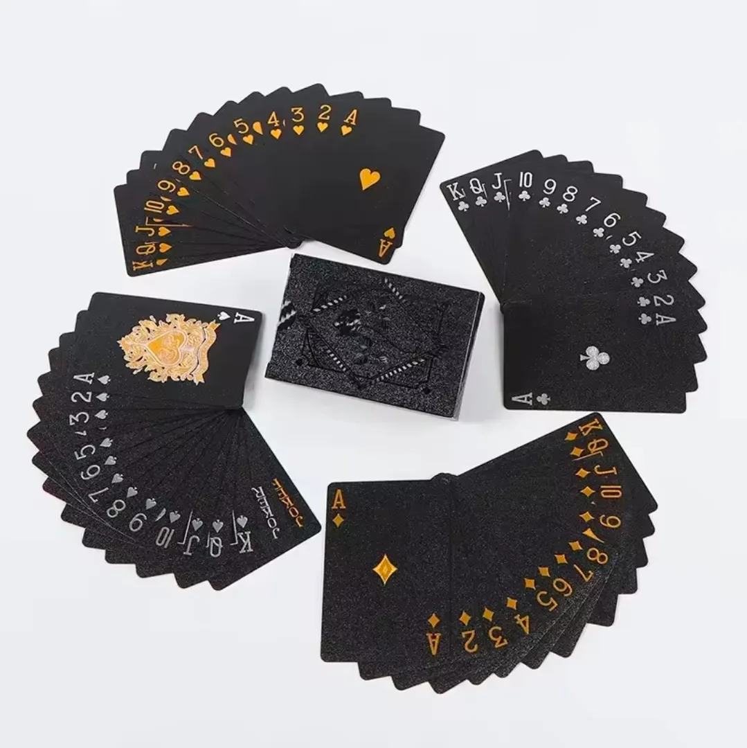 ​🃏 Elevate Your Game Nights with Premium Matte Black Playing Cards! 🃏