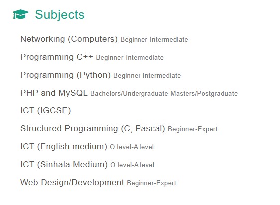ICT - Group Classes 