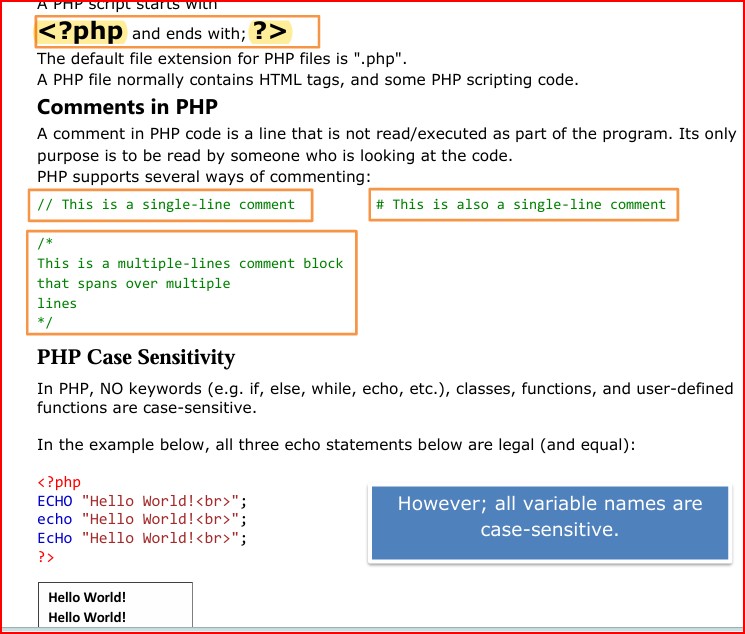 PHP Learning  Book