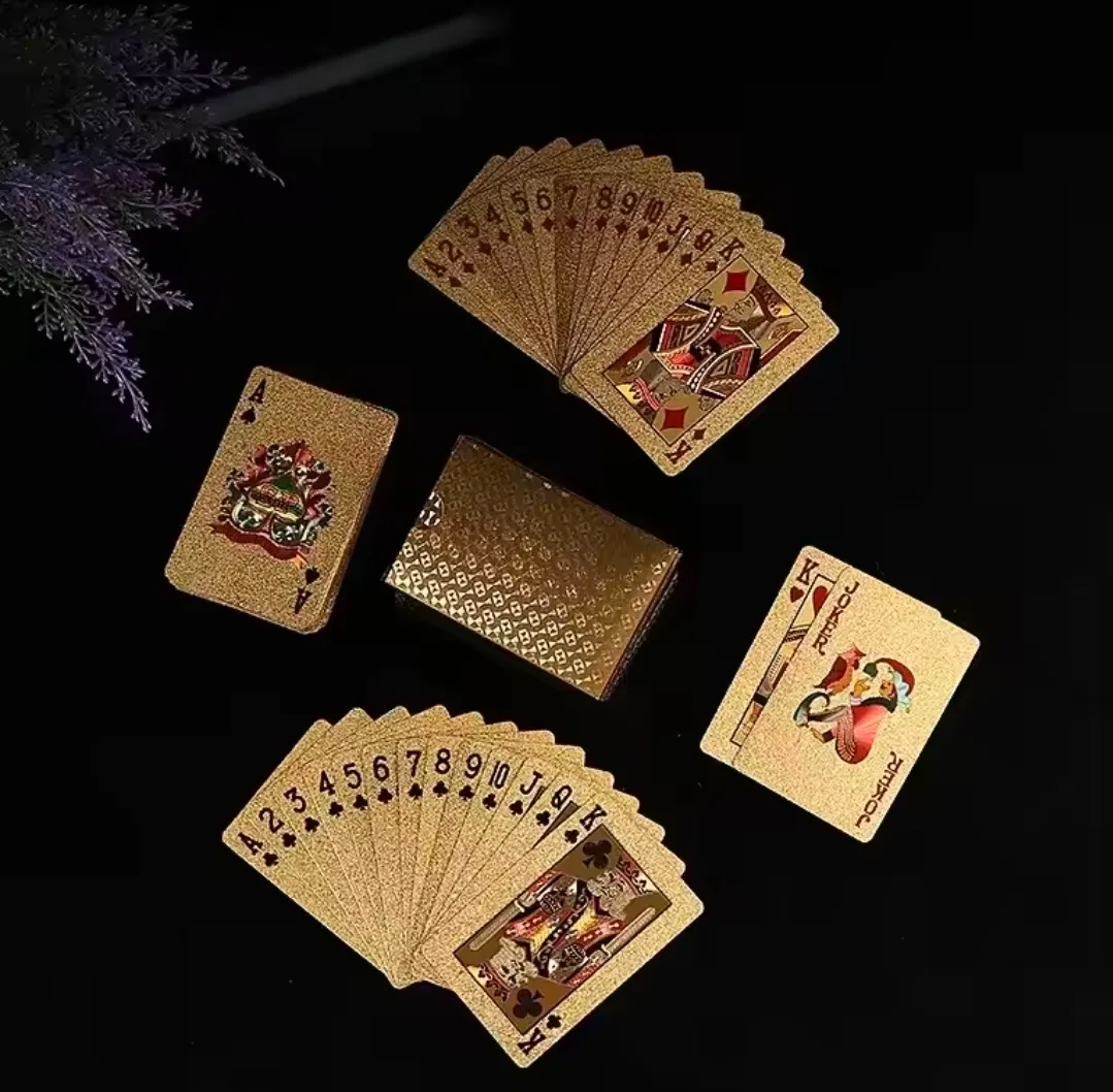 ​🃏 Elevate Your Game Nights with Premium Matte Gold Playing Cards! 🃏