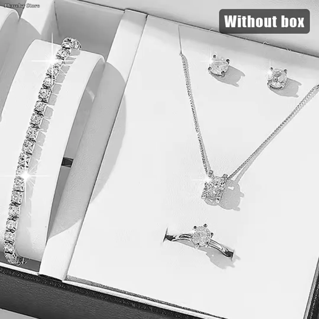 ​✨ Stunning 4-Piece Jewelry Set for Sale ✨
